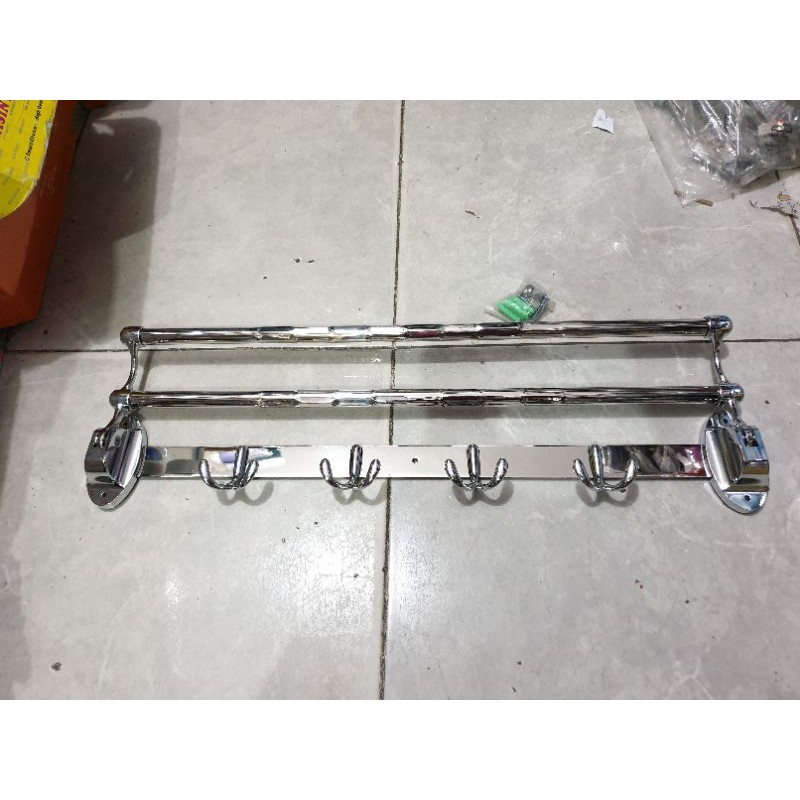 rak handuk lipat stainless fiorentino 2020 PROMO TERMURAH