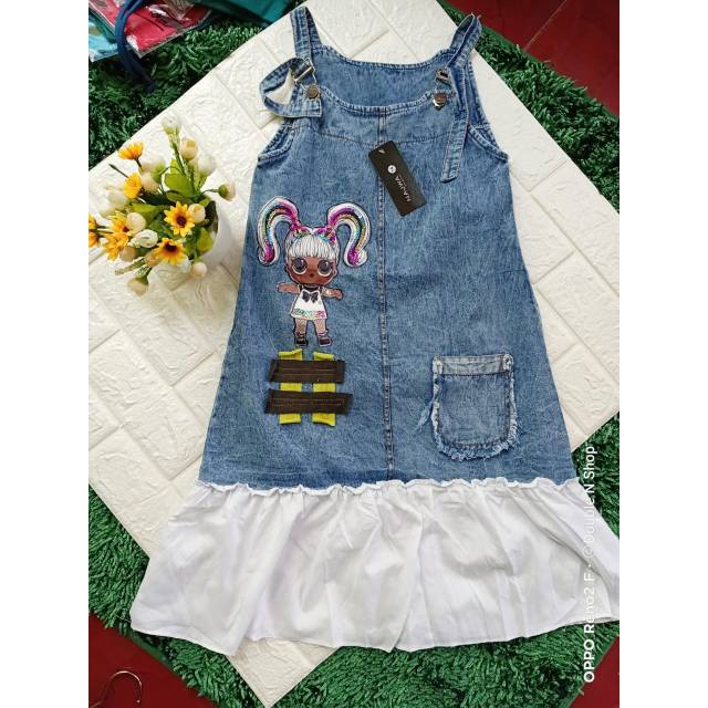 BAJU OVERALL ANAK LED PEREMPUAN