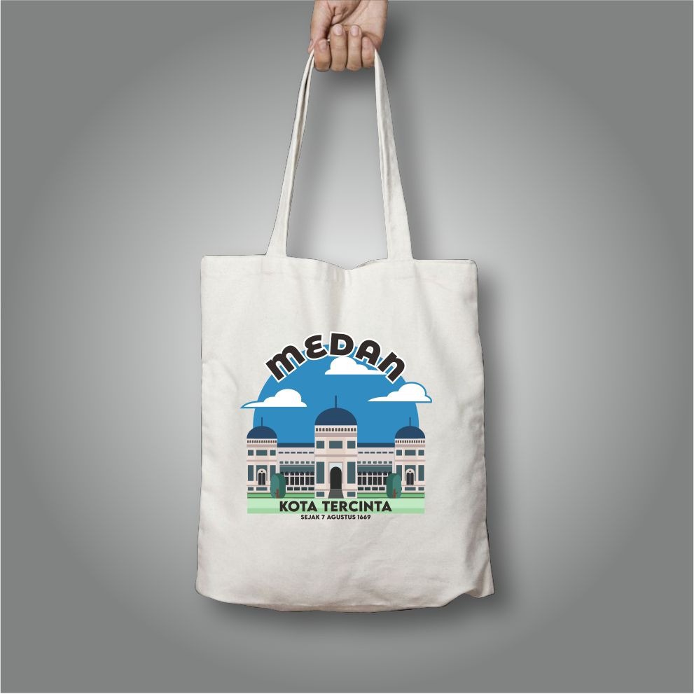 TOTEBAG RESLETING BLACU PREMIUM BAHAN CANVAS