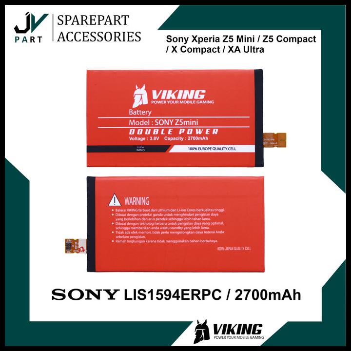 Baterai Viking Double Power Sony Xperia X Compact / Sony Xa Ultra
