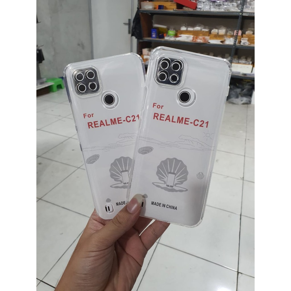 REALME C35 C31 C21Y C11 2021 C20 C21 C25S C25 C12 CASE HD BENING SOFTCASE BENING PROTECT CAMERA SILIKON BENING CLEAR CASING COVER PELINDUNG BELAKANG KAMERA S