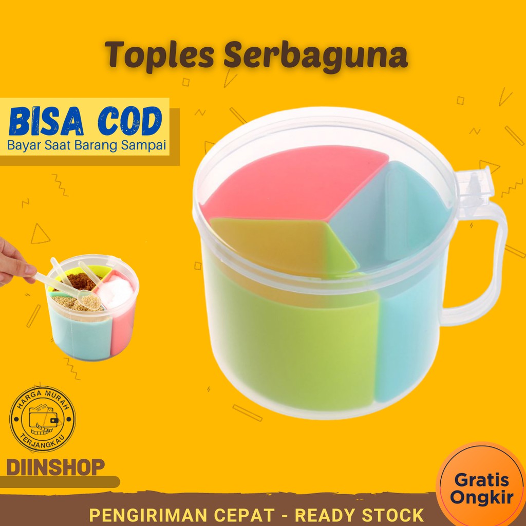 

Unik alat dapur Murah DS1512 CEASONING CONTAINER