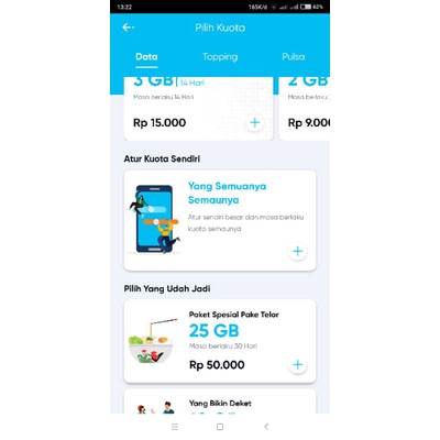 HUP Beta Special Paket Telor (termasuk email)