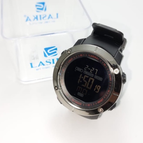 Jam Tangan Digital Sporty Jumbo Pria Lasika 8009 Water Resist Gratis Box