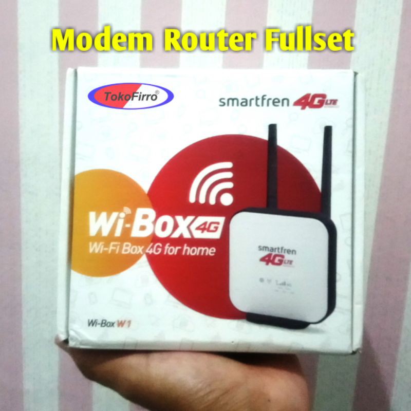 Modem Router Home WiBox Smartfren 4G LTE W1 Fullset (second)