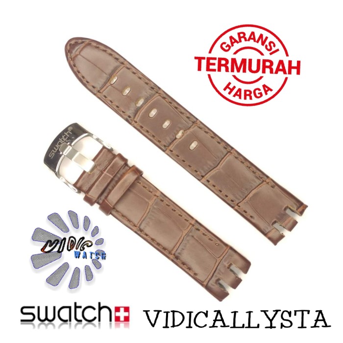 21mm Genuine leather STRAP YRS402 412 Drak Brown NEW GENT JELLY IN JELLY IRONY CHRONO DIAPHANE