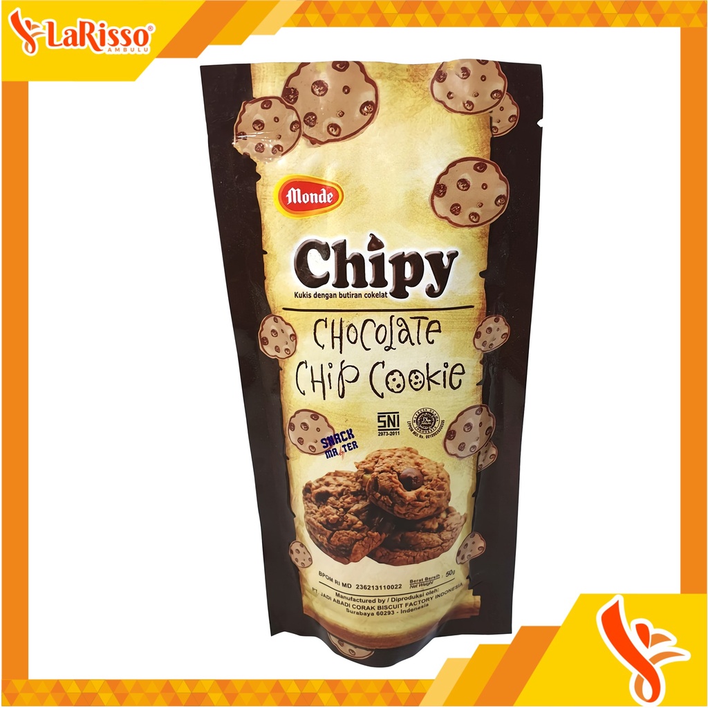 

MONDE CHIPY CHOCOLATE CHIP COOKIE 50GR