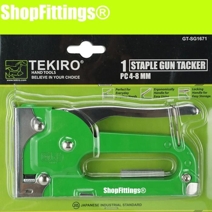 

Tekiro Gt Sg1671 Staple Gun Tacker Manual Stapler Tembak Staples 4-8Mm