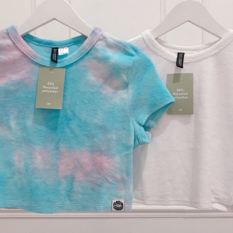 [READY] H&M HM Divided Terry Top Tie Dye