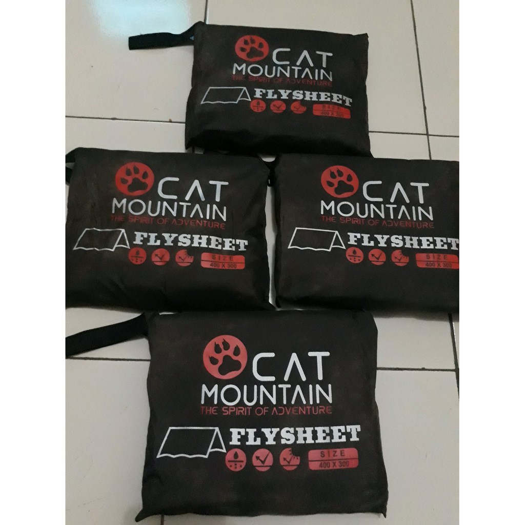 flysheet Cat Mountain   Pelapis Tenda   Tenda Dome   Tenda Hiking Not Consina Bnix Compass Naturehi