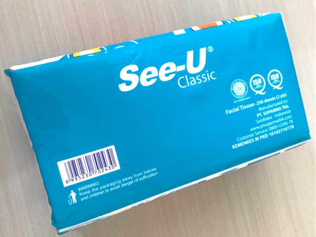 Tisue See-U see u classic 250 sheets / tisu nice 180 sheets 2ply