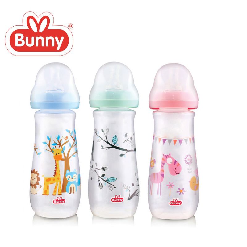 DB2410 Lusty Bunny Botol Susu Bayi 250ml Reguler / LustyBunny Baby Feeding Bottle