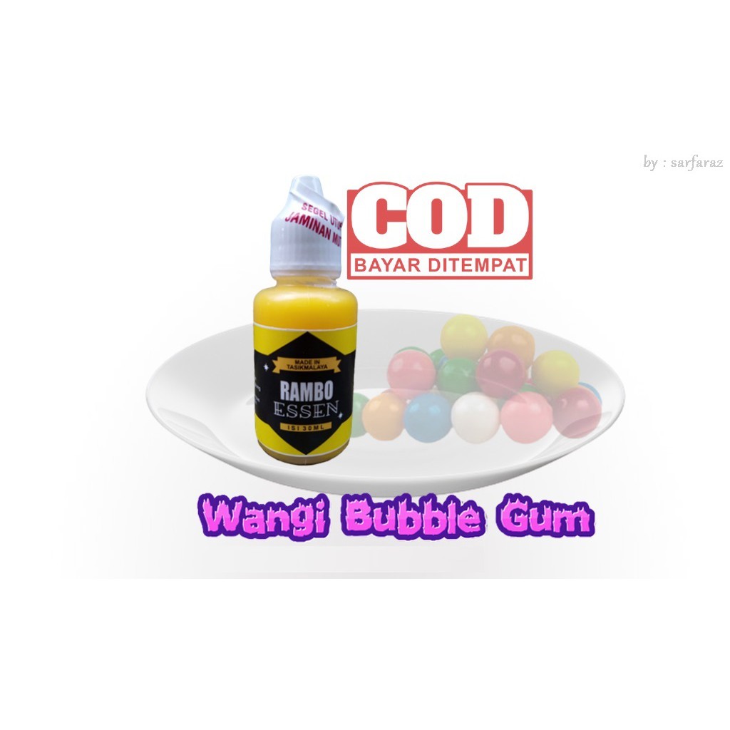 Essen Rambo Wangi Bubble Gum Untuk Ikan Mas Nila/Mujair Patin Bawal Nilem Tawes