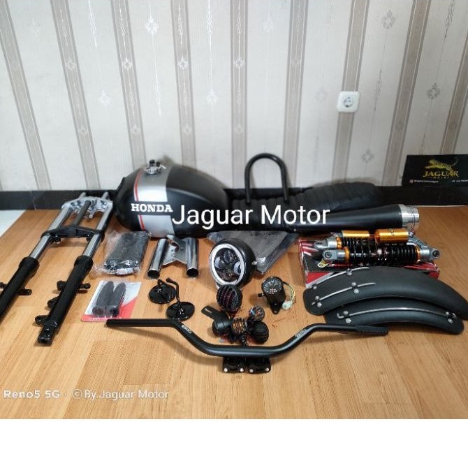 Paket Body Japstyle Scrambler Injeksi Verza CB 150 Verza New Megapro Mono F1