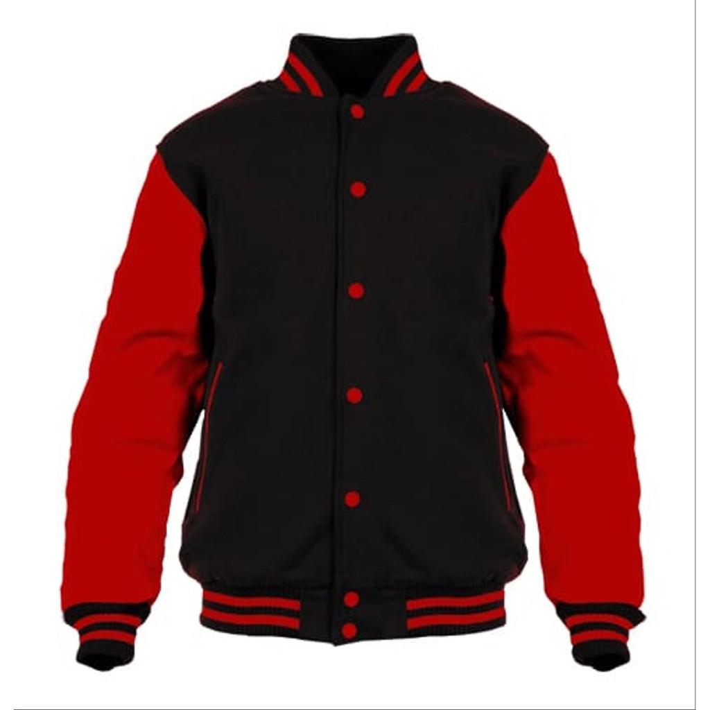 Jaket Baseball Jaket Varsity Baseball Polos Ready Banyak Warna Jaket Baseball Polos UNISEX