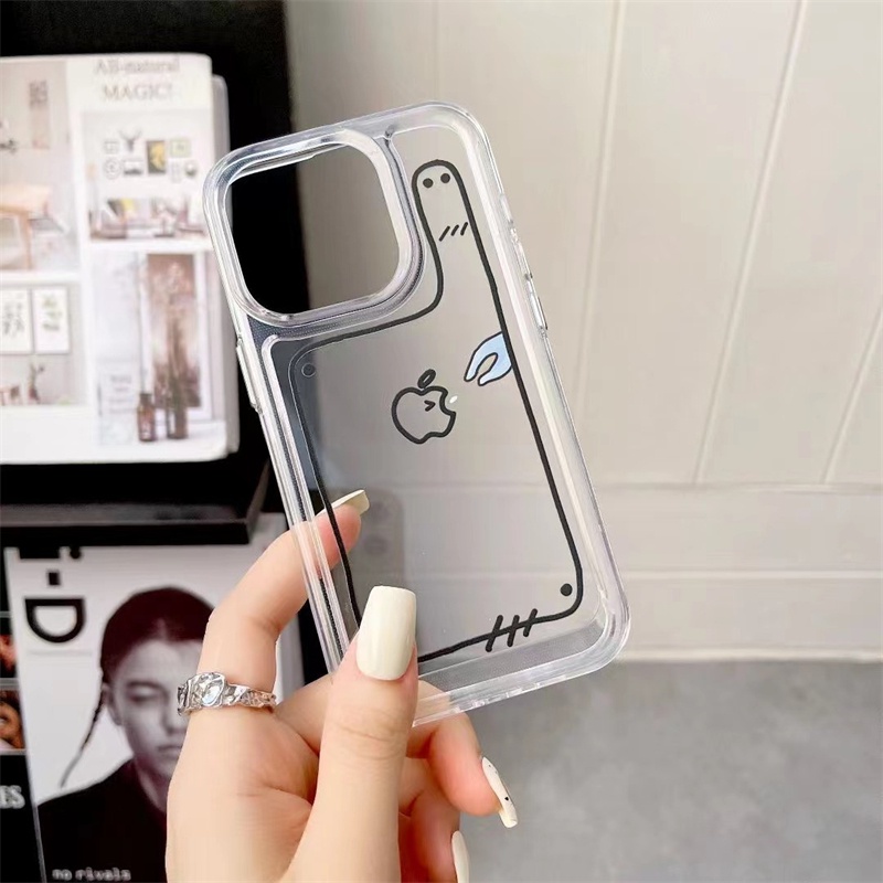 Hard case Bahan Akrilik Untuk iPhone 14 Pro max 13 12 11 Pro max 14 Plus