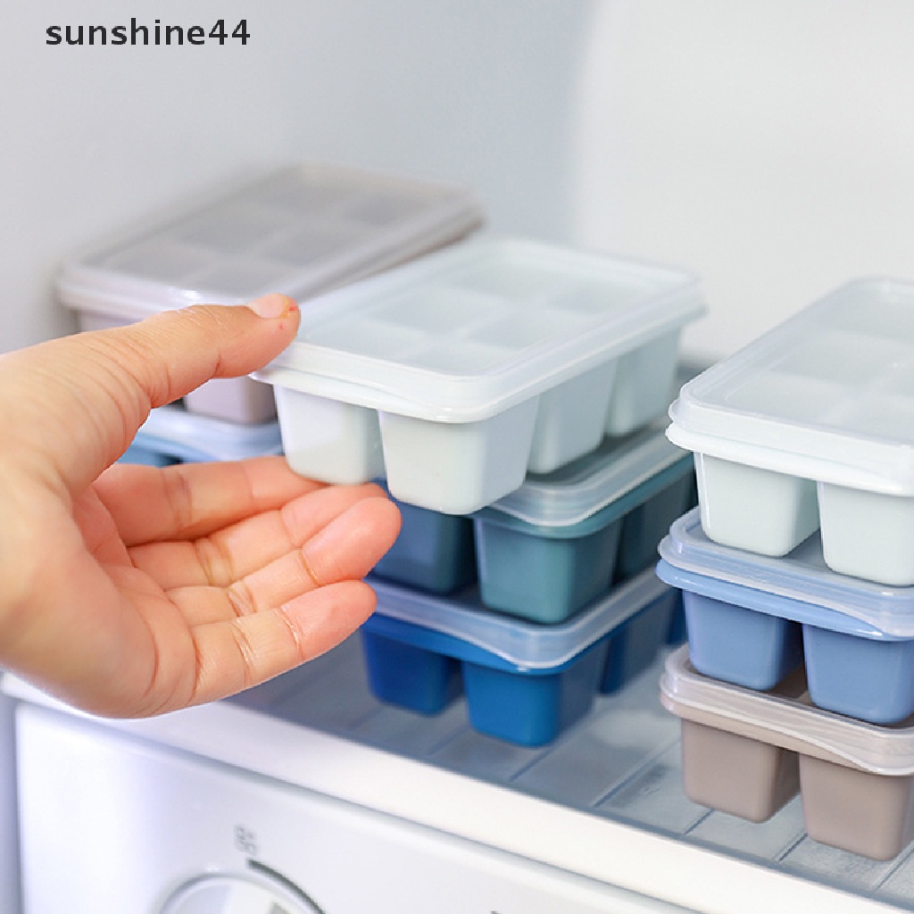 Sunshine Cetakan Es Batu Frozen Bahan Silikon Dengan Tutup