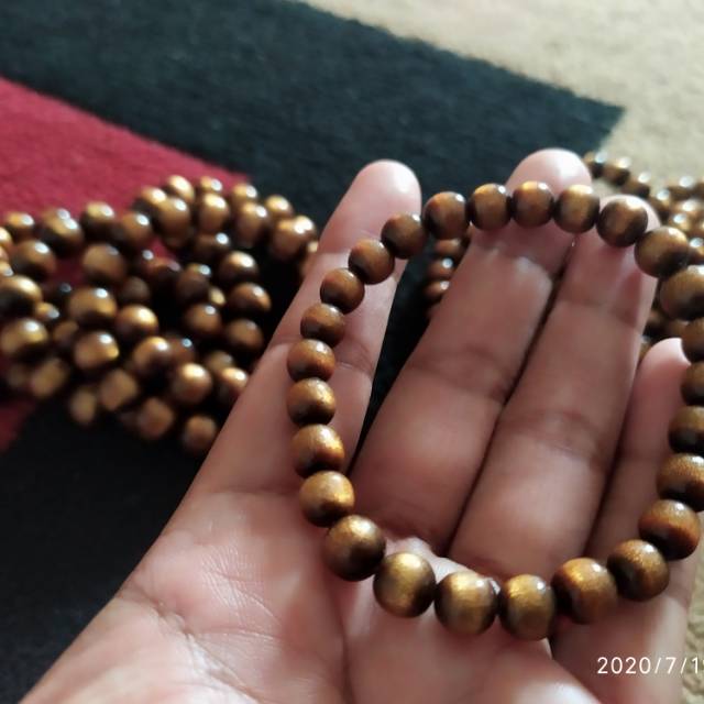 Gelang bahar/tali arus serat emas