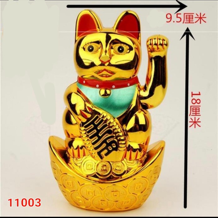 Kucing Maneki Emas Yenpao Kucing Hoki Lailai Maneki Neko Murah Grosir Harga Grosir Termurah