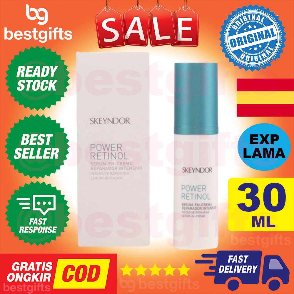 SKEYNDOR POWER RETINOL INTENSIVE SERUM IN CREAM KRIM WAJAH ANTI PENUAAN KERIPUT BINTIK GELAP 30 ML