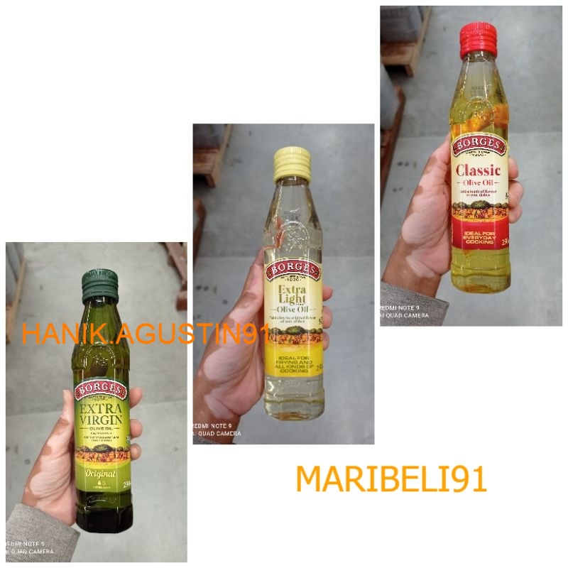 

Borges Extra Virgin / Extra Light / Classic Olive Oil 250 ml Minyak Zaitun HALAL BPOM MB91