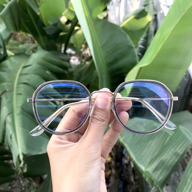 Kacamata Bening Premium/Kacamata Wanita/Kacamata Fashion/Kacamata Anti Radiasi