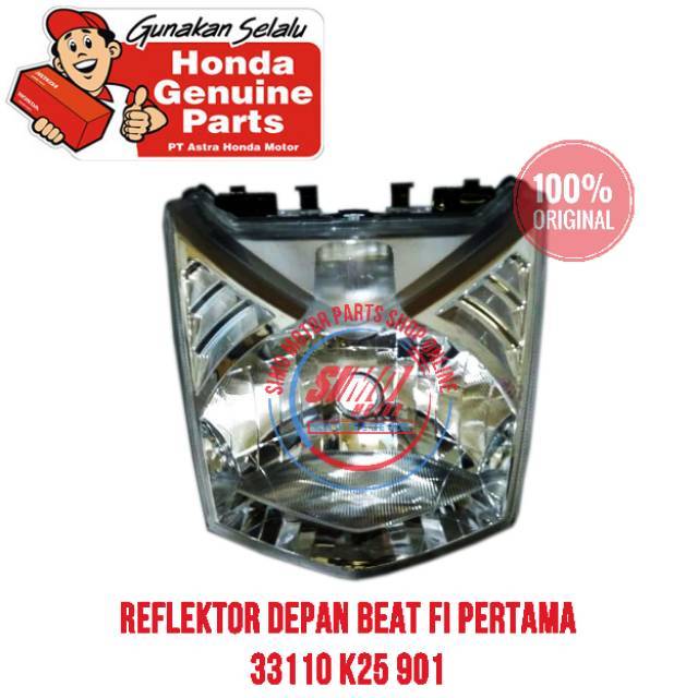 Lampu Depan Beat FI Reflector Reflektor Depan Beat FI Original Orisinil AHM HGP
