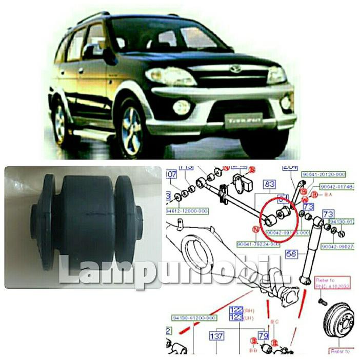BUSHING ARM STABIL ROD BELAKANG DAIHATSU TARUNA