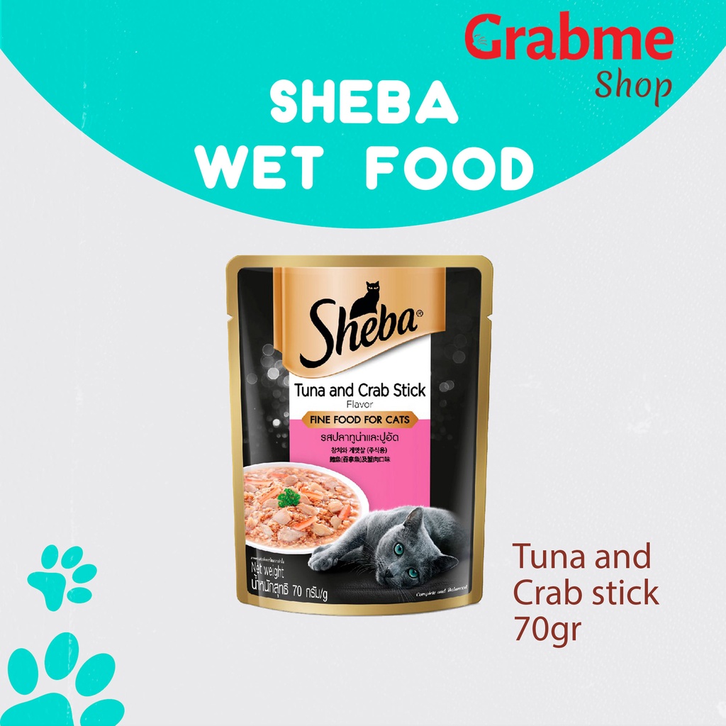 Sheba Pouch Makanan Kucing Basah Wet Food 70gr all variant