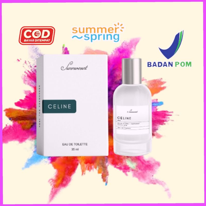 BPOM SummerScent Parfume Pria Wanita Parfum Tahan Lama Non Alkohol Eau De Toilette