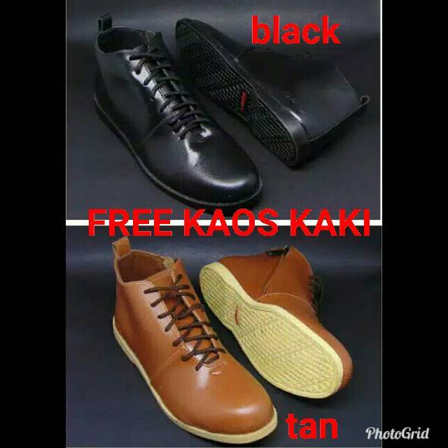 TERMURAH  BISA COD FREE KAOS KAKI SEPATU BRODO HIGH / SEPATU BOOTS
