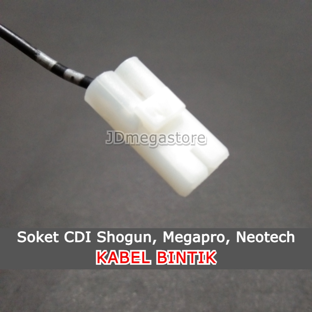 (Grosir/COD) Soket CDI Shogun GL Pro Megapro - KABEL BINTIK