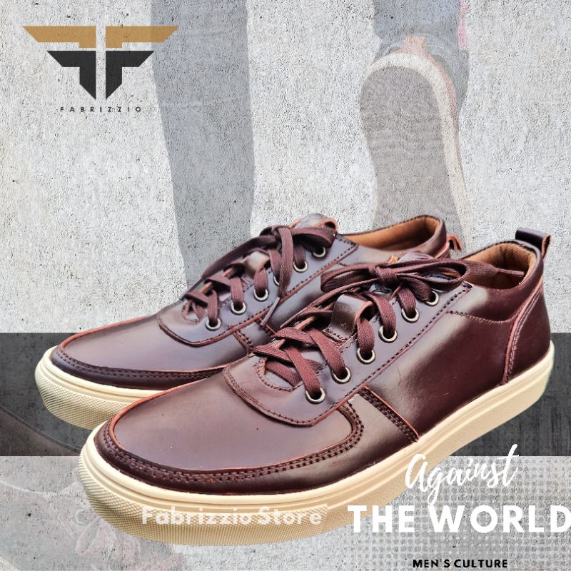 sepatu pria kulit asli casual elegant