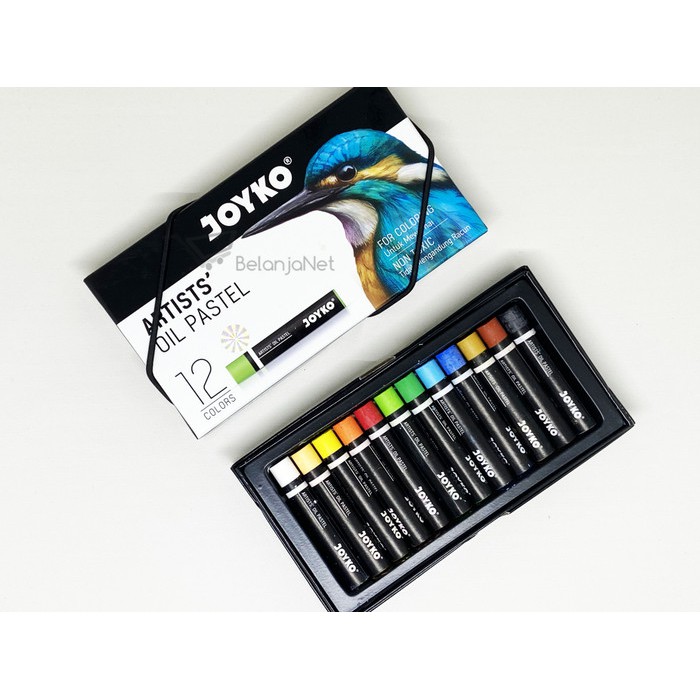 Artists Oil Pastel Krayon Minyak | Crayon Joyko OP-12ART 12 Warna