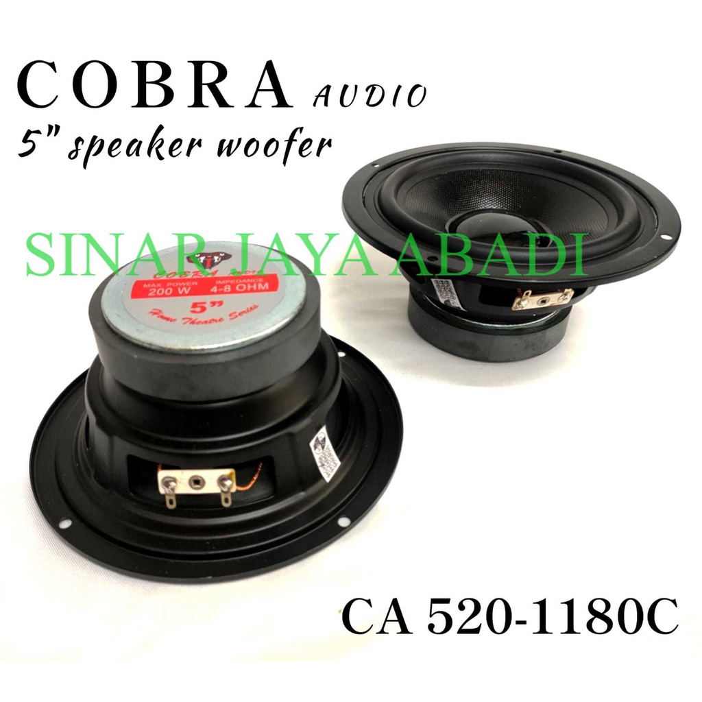 SPEAKER COBRA 5 INCH CA520-1180C WOOFER