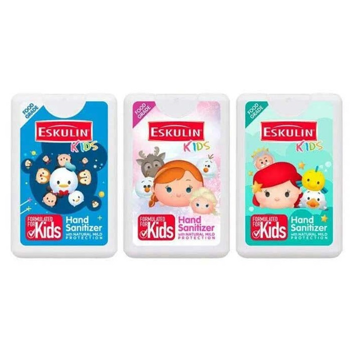 Eskulin Kids Tsum Tsum | Instance | Hand Sanitizer 18 ml | Spray Cologne 9 ml (KI)