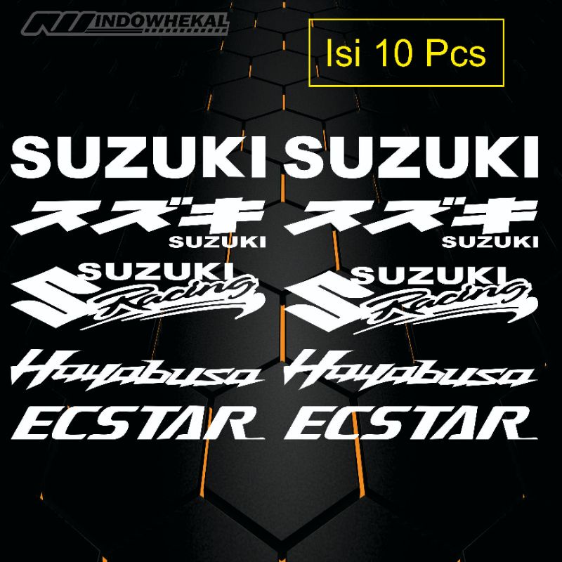 STIKER CUTTING STICKER SUZUKI HAYABUSA ECSTAR