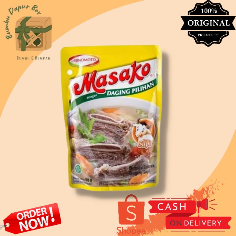 

Masako Ayam Sapi Bumbu Kaldu 100gr