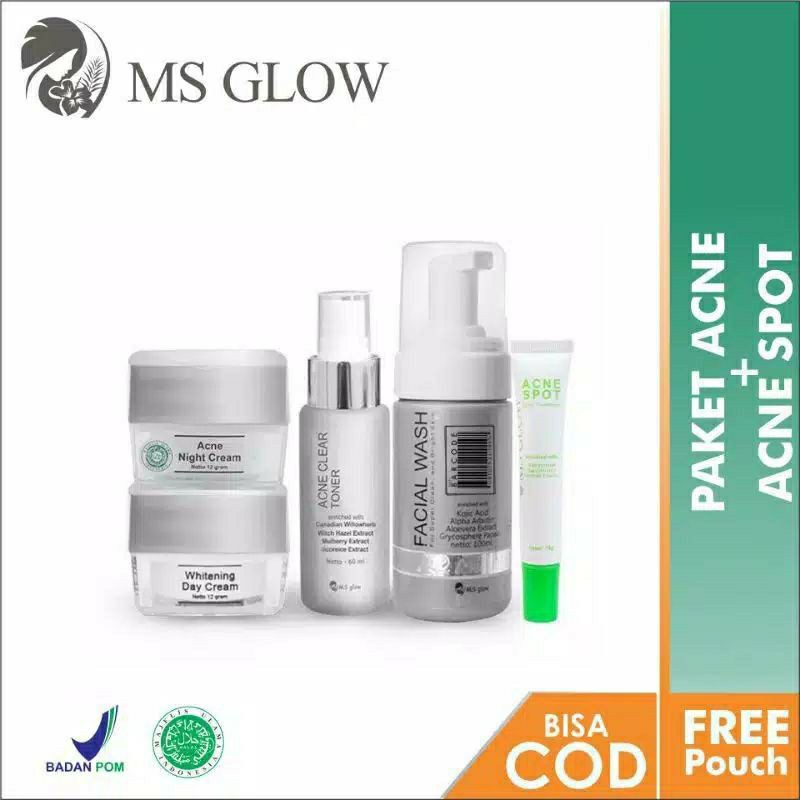 MS Glow Paket Acne + Acne Spot MS Glow