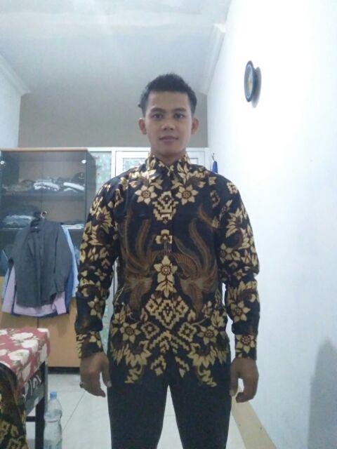 Tasyananu_batik Ipnu-ippnu Couple Gamis Brokat 2564 / Mahardani Couple