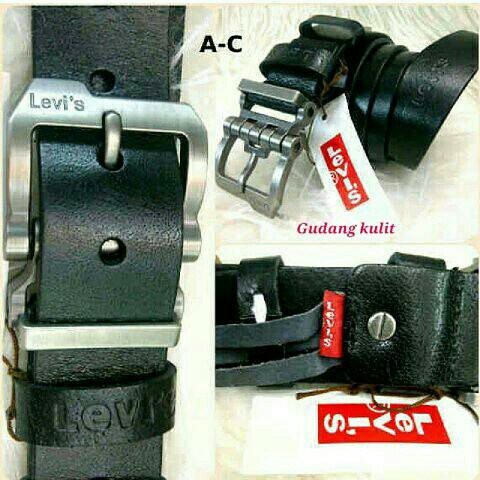 TERMURAH -  IKAT PINGGANG LEVIS ORIGINAL KULIT SUPER(SABUK,IKAT PINGGANG,BELT,GESPER,IKAT PINGGANG