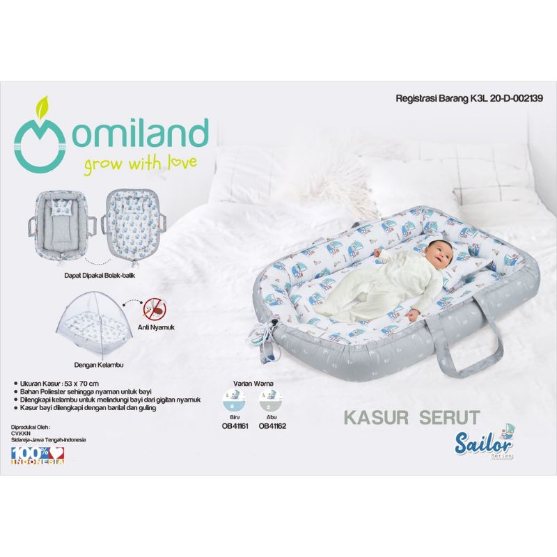 Omiland kasur panda bayi serut