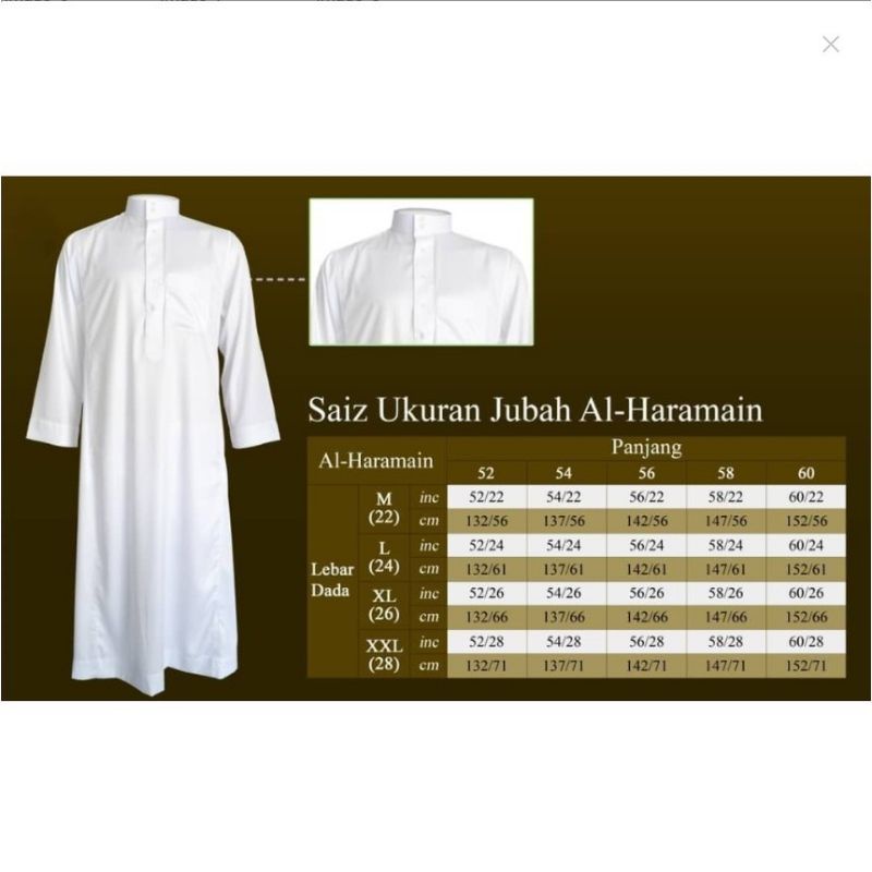 TERMURAH Jubah pria Alharamain VIET premium Original