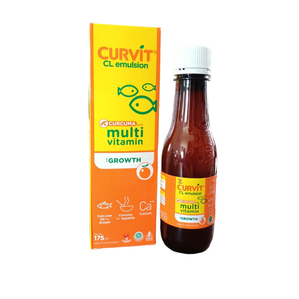 Curvit Syrup 175ml - Vitamin Penambah Nafsu Makan Anak Paten