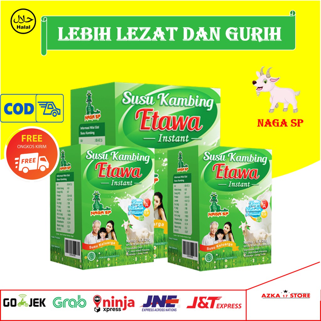 

Susu Kambing Etawa 250g (NO SUGAR)