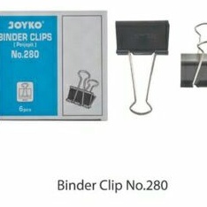 

Binder clip JOYKO 280 (1 pak 6pcs)