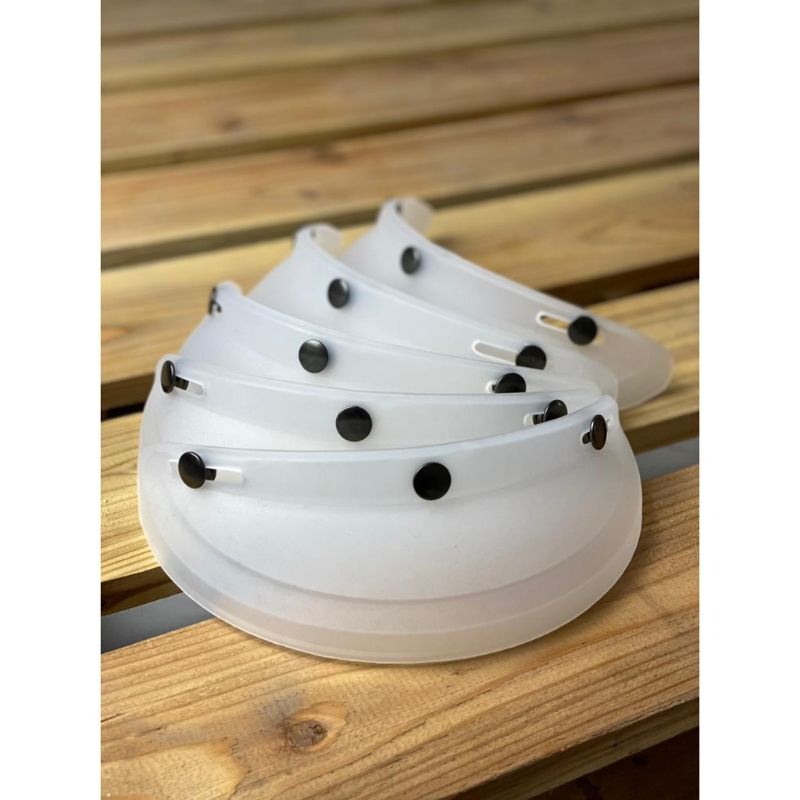 Pet Pendek Helm Bogo Retro BENING PUTIH