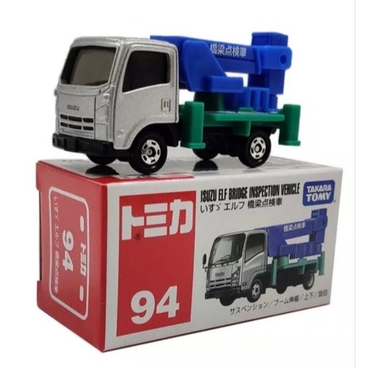 Tomica Reguler 94 Isuzu ELF Bridge Inspection Vehicle Takara Tomy Original