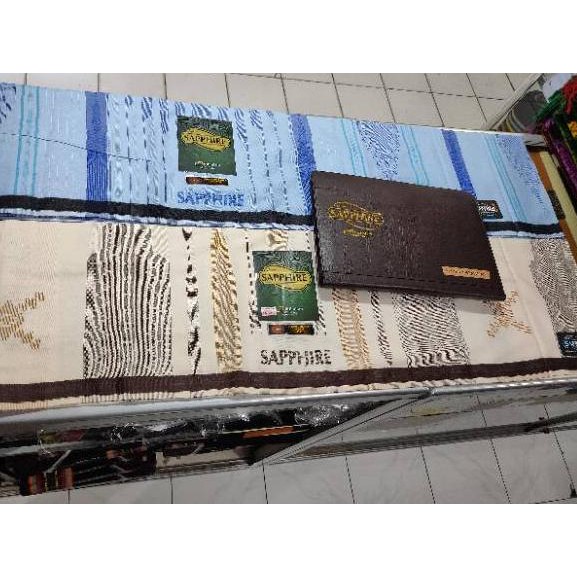 Big Sale  - Sarung Saphire Super Premium Dompet Exclusive SGJ SGE Gunung Jaguar Jacquard