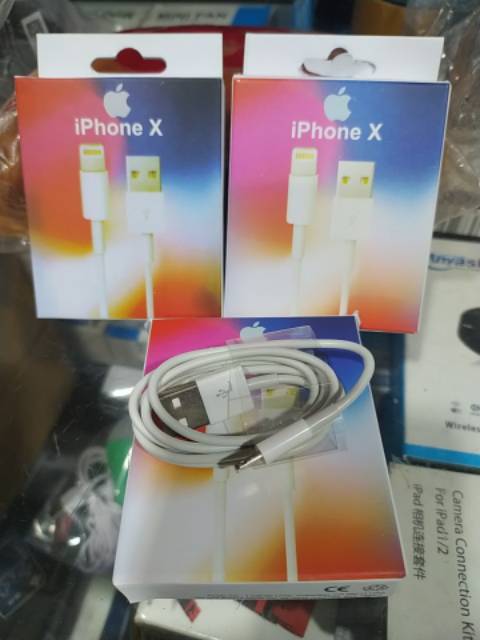 Ligthning Usb Kabel Charger 5G 5s 5c 6 6g 6s 7 7+ 7plus X 10 NON PACK